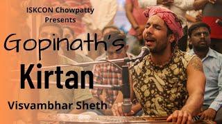 Gopinaths Kirtan  Visvambhar Sheth  ISKCON Chowpatty