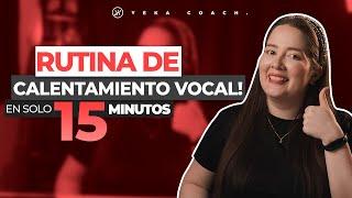 15 MINUTOS DE VOCALIZACIÓN  LIMPIA TU VOZ ANTES DE CANTAR  EJERCICIOS DE CALENTAMIENTO VOCAL