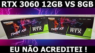 RTX 3060 12GB VS RTX 3060 8GB  Existem mesmo muitas diferenças ?