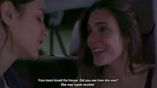 Juliantina - Juliana and Valentina car kiss scene Macarena Achaga and Bárbara López