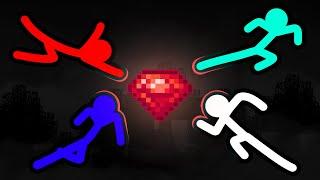 Stickman VS Minecraft Powerful Ruby Battle - AVM Shorts Animation