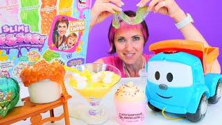 Видео для детей - Слаймы Капуки Кануки Slime Dessert - Видео с игрушками