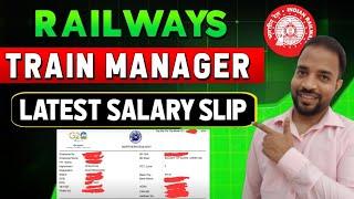 Goods Guard Train Manager Salary Slip  Railways  Goods Guard Latest Salary slip RRB NTPC