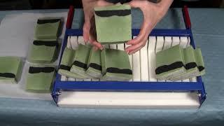 Cutting Spearmint Eucalyptus Cold Process Soap