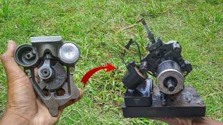 FullProses pembuatan mesin 2 tak dari kompresor kulkas sampai bisa Menyala  2 Stroke Engine