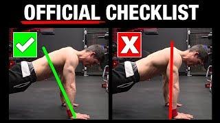 The Official Push-Up Checklist AVOID MISTAKES