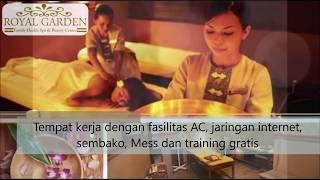 Lowongan Kerja Therapist Royal Garden Spa