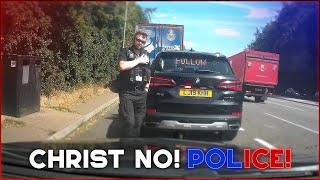 UNBELIEVABLE UK INSTANT KARMA  First time UNMARKED COP experience Range Rover Pulled Over #1