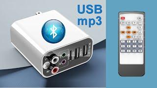 Bluetooth адаптер приемник передатчик с пультом ДУ и mp3 плеером