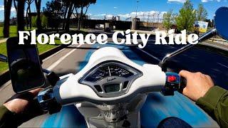 HOW DOES IT FEEL TO RIDE A VESPA IN FLORENCE ITALY? Part 3 - Tuscany Series