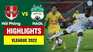 Highlights Hải Phòng vs HAGL  Công Phượng tung kiến tạo tuyệt hảo bắt ngoại binh phải ghi bàn