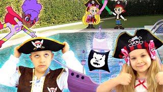 Diana and Roma’s Pirate Dress Up Adventure