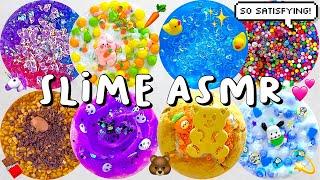 1 HOUR SLIME ASMR  more of my crunchy slime collection  2022-2023