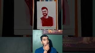 Most unique Virat kohli painting-iconic cricket player #shorts