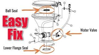 Leaking RV Toilet Repair