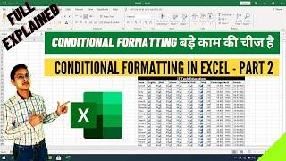 Conditional formatting in excel    Part 2