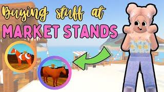 Checking Out *MARKET STANDS* + Buying Stuff - Ep. 3  Wild Horse Islands