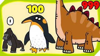 На ЗООПАРК НАПАЛИ динозавры Merge Animals My Perfect Zoo