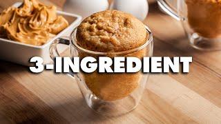 3 Ingredient Peanut Butter Mug Cake Recipe