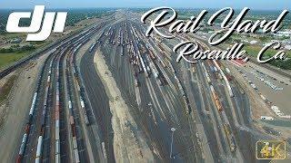 Roseville Rail Yard - The largest rail yard in the West Coast - California - DJI Phantom 3 Pro