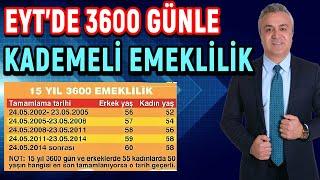 EYTde 3600 Günle Kademeli Emeklilik