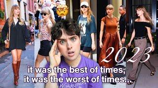 a BRUTALLY honest review of Taylor Swifts 2023 street style...