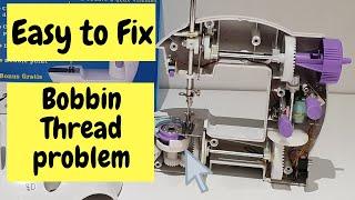 Mini Sewing Machine not Catching the Bobbin Thread? Problem SOLVED  Tagalog