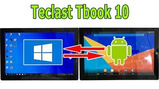 How to switch between Windows 10 and Android on Teclast Tbook 10