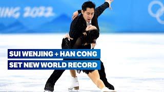 NEW WORLD RECORD Sui Wenjing + Han Cong  Figure Skating Beijing 2022 Highlights