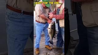 This Man Catches huge bass by hands #short #catchingfish #fish