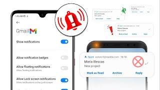 How To Fix Gmail Notifications not WorkingShowing on Android  Gmail App Notification Issue