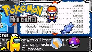 Pokemon Radical Red v4.1 How to get All items  Cheat Codes