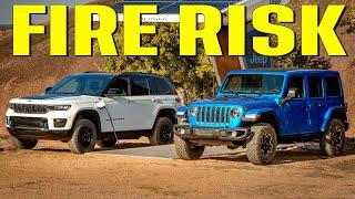 Breaking News Jeep Urges Wrangler & Grand Cherokee 4xe Owners Not to Charge Because of Fire Risk