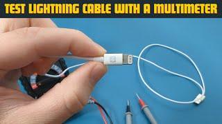 How To Test Lightning Cable With Multimeter