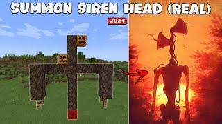 How to Summon SIREN HEAD in Minecraft  All Editions  101% Working