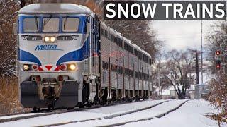 Snow Trains in Northern Illinois - Winter 2023