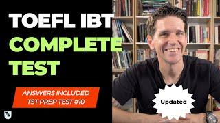 TOEFL iBT Full Mock Test with Answers #10