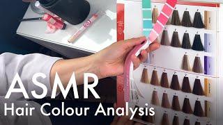 ASMR Colour Consultation - how to swatch hair Unintentional ASMR Real person ASMR