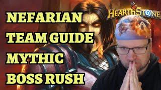 Mythic Boss Rush Nefarian Guide - Level 220 - Hearthstone Mercenaries