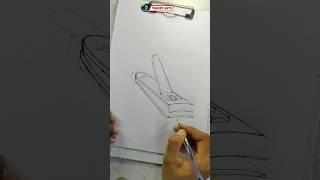 How To Draw A Nail Cutter Easily #shorts #shortsvideo #shortsfeed