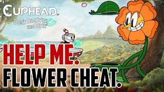 Cuphead  How to do Flower Boss Cheat  Exploit Glitch Cagney Carnation