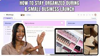 HOW TO STAY ORGANIZED DURING A SMALL BUSINESS PRODUCT LAUNCH  xTiles