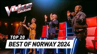 Every 4-CHAIR TURN on The Voice of Norway 2024