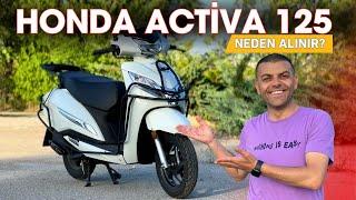 Honda Activa 125 scooter motosiklet inceleme  Neden aldım? Kolaçan 2024