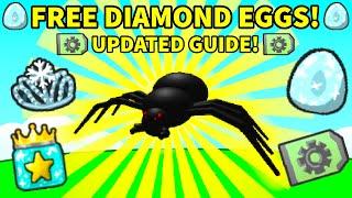  Free Diamond Egg All drops from Spider Bee Swarm Simulator Updated Guide 2023