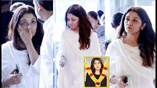 Krishan Kumar Wife Tanya Singh Broken Hearted Arrived At Daughter Tisha Kumar Prayer Meet