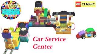 LEGO Car Service Station Model with LEGO Classic 10715  MOC Building Instructions