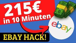 Verdiene 215€ in 10 Minuten mit diesem eBay-Trick Reselling Anleitung für Anfänger