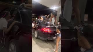 @mazimack_214 pulled up on girl twerking ratchet in Dallas