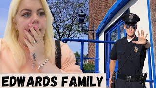 Emotionally drained back to the police station.  Edwards family